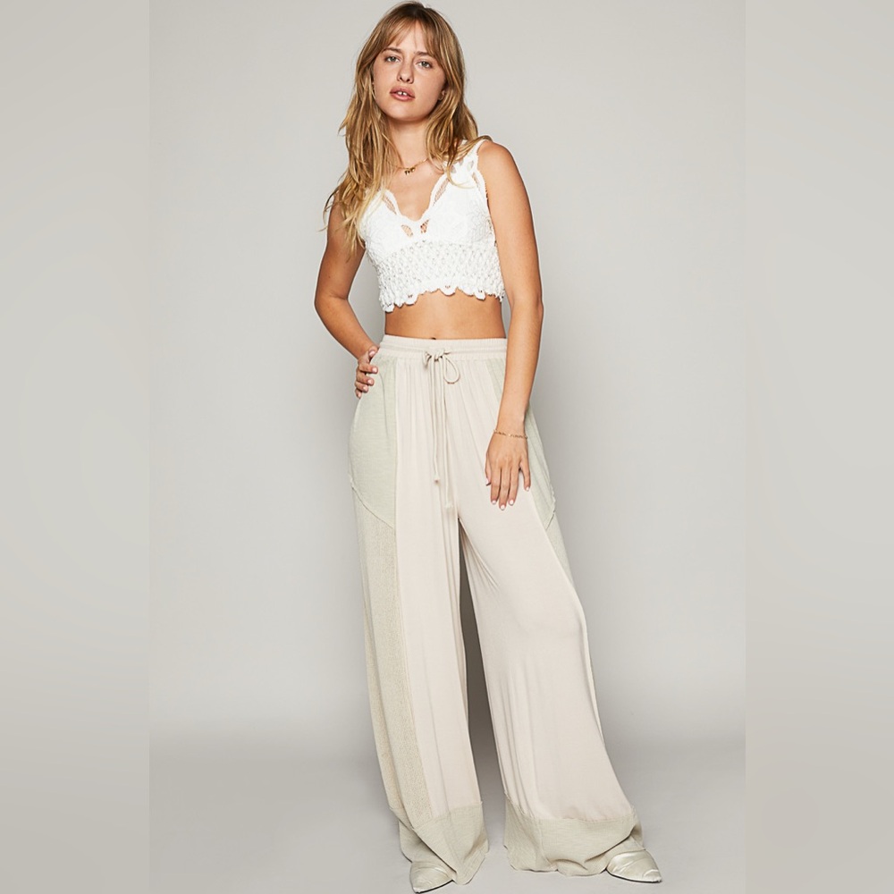 #002 POL Cream Tan Pants - Picture 4 of 5